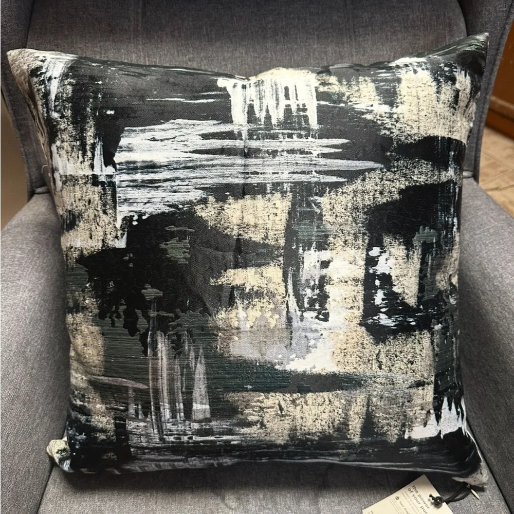 West Elm Painterly Brocade Cushion Cover